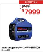 Gentech 2KW Inverter Generator