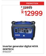 Gentech 4 KVA Digital Inverter Generator
