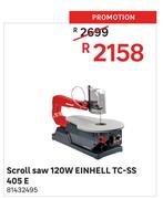 Einhell 405 E 120W Scroll Saw TC-SS