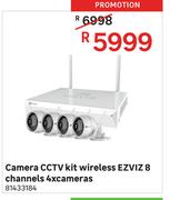 Ezviz 8 Channels 4 x Cameras Wireless Camera CCTV Kit