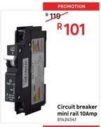 Circuit Breaker Mini Rail 10 Amp