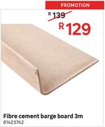 Fibre Cement Barge Board 3m