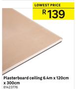 Plasterboard Ceiling 6.4m x 120cm x 300cm