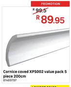 Cornice Coved XPS002 Value Pack 5 Piece 200cm