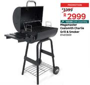 Megamaster Coalsmith Charlie Grill & Smoker With Assembly 81485669
