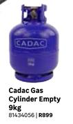 Cadac 9Kg Gas Cylinder Empty 81434056