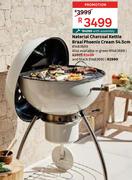 Naterial Phoenix Charcoal Kettle Braai Cream 54.5cm With Assembly 81483689