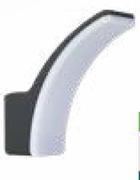Inspire Lakko Wall Lamp LED 1500lm 4000K Dark Grey With InstallationIP44 81483448