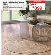 Inspire Nils Jute Natural Rug 100cm 81456933