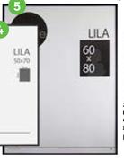 Inspire Lila Picture Frame (Black) 60 x 80cm 81412152