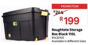 110Ltr Roughtote Storage Box (Black) 81432105