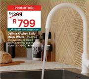 Delinia Kitchen Sink Mixer White 81489169