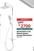 Sensea Remix 3 Jet Shower System (Chrome) 28cm X 20cm With Installation 81404573