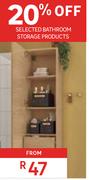 Selected Bathroom Storage Products-Each