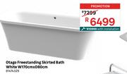 Otago Freestanding Skirted Bath (White) W170cm X D80cm 81474329