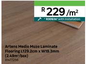 Artens Medio Muzo Laminate Flooring L129.2cm x W19.3mm (2.49 Sqm/Box) 81477256-Per Sqm