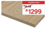 Pine Table Top T32mm x W610mm x L1800mm 81414996