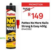Pattex No More Nails Strong & Easy 81445582-400g