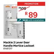 Mackie 2 Lever Door Handle Mortice Lockset 81481317
