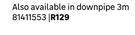 Streamline Gutter UPVC Downpipe 3m 81411553