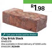 Clay Brick Stock 81465379