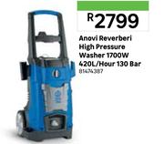 Anovi Reverberi High Pressure Washer 1700W 420L/Hour 130 Bar 81474387