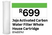 JoJo Activated Carbon Water Filter Whole House Cartridge 81469741