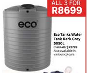 Eco Tanks Water Tank Dark Grey 5050L 81464407