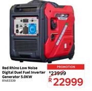 Red Rhino Low Noise Digital Duel Fuel Inverter Generator 5.0Kw 81483339