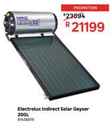 Electrolux Indirect Solar Geyser 200L 81456819
