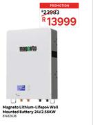Magneto Lithium Lifepo4 Wall Mounted Battery 24V 2.56Ke 81482636