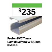 Proton PVC Trunk L3m x H40mm x W100mm 81410858