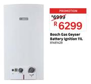 Bosch Gas Geyser Battery Ignition 11L