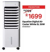 Equation Digital Air Cooler White 5L 50w