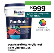 Duram Roofkote Acrylic Roof Paint Charcoal 81417441-20L