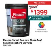 Plascon Nuroof Cool Low Sheen Roof Paint Atmosphere Grey 81417053-20L