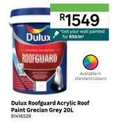 Dulux Roofguard Acrylic Roof Paint Grecian Grey 81416528-20L