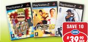 Refurbished PS2 Games-Each