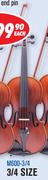 Sanchez Handmade Violins With Bow And Case 3/4 Size M600-3/4-Each