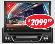 Jebson Single Din DVD Player with 7" TFT Touch Screen, USB & SD Slots JB7160D
