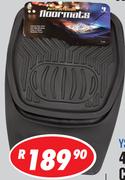 4 Piece Car Mat Set (Heavy Duty Vinyl) YS-002