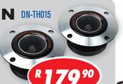 Dixon 4" 50W Titanium Bullet Tweeters (Pair) DN-TH015