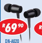 In Ear Stereo Earphones Enhanced Bass DN-A620