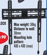 LED & LCD TV Wall Brackets Fixed Mounts 32-55 Inch With Spring Lock Mechanism DWD908F