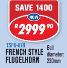 Sanchez French Style Flugelhorn Quality Brass & Woodwind Instrument(With Case) TSFU-878