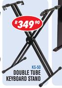 Double Tube Keyboard Stand KS-50
