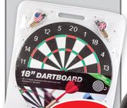 Dartboards 18" With 6x18g Darts AP-304-1