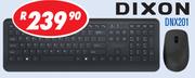 Dixon Wireless Multimedia Keyboard & Mouse Combo DNX201