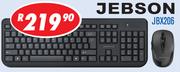 Jebson Wireless Multimedia Keyboard & Mouse Combo JBX206
