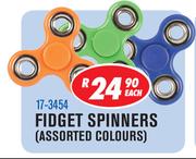 Fidget Spinners Assorted Colours 17-3454-Each